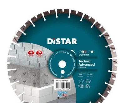 Круг алмазний відрізний DiStar 350x3,5/2,5x15x25,4-(11,5)-24-HIT 1A1RSS/C3 Technic Advanced 14320347025