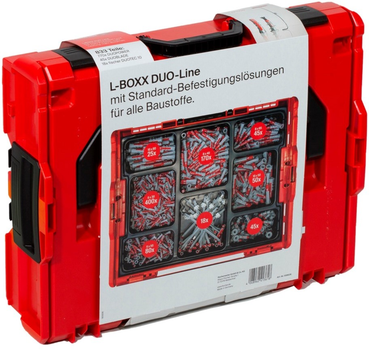 Набор дюбелей Fischer L-BOXX 102 DuoLine 833 шт. (4048962413618)