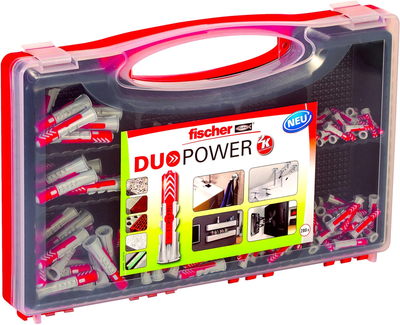 Набор дюбелей Fischer Red Box DuoPower 280 шт. (4048962245639)
