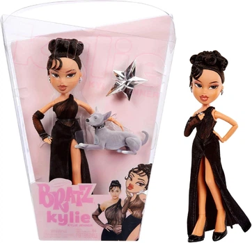 Кукла Bratz x Kylie Jenner Night Fashion Doll Pet Dog - Братц х Кайли Дженнер Кукла «Ночная мода» с домашней собакой (588115C3) - MGA Entertainment, США