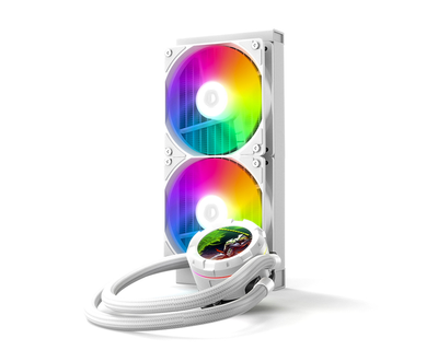 Система водяного охлаждения ID-Cooling Space LCD SL240 XE White