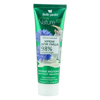 Интенсивный омолаживающий крем для лица Belle Jardin Vegan Active Nature Козье молоко и Экстракт Василька? 85 мл ( 5907582904144 )
