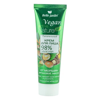 Крем для лица от морщин Belle Jardin Vegan Active Nature питательный с аргановым маслом 85 мл ( 5907582904168 )
