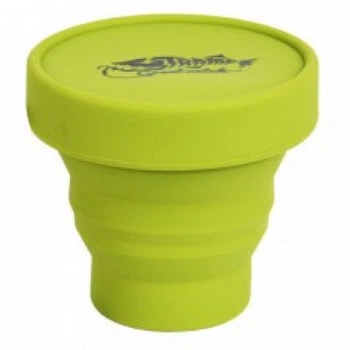 Стакан силіконовий Tramp з кришкою Зелений (TRA-TRC-083-OLIVE)
