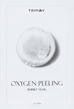 Кислородная пилинг маска для лица Trimay Qxygen Peeling Bubble Mask 27 г (8809706860039)