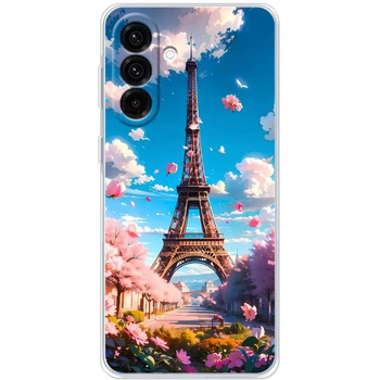 Силиконовый Чехол с Картинкой для Samsung Galaxy A56 (566) Принт (Париж, Эйфелева Башня) (64750-ysm035)
