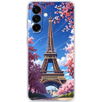 Силиконовый Чехол с Картинкой для Samsung Galaxy A36 5G (A366) Принт (Париж, Эйфелева Башня) (64430-ysm036)