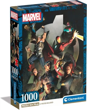 Пазл Marvel The Avengers Супергерои Марвел Мстители – 1000 шт. Clementoni 39809