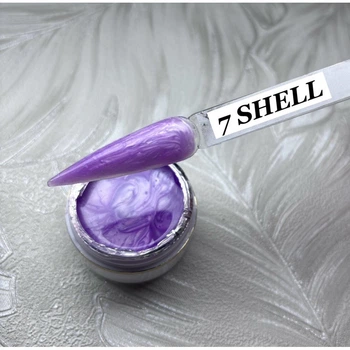 Гель для наращивания ногтей Shell №07, 15 мл (Арт. 469)