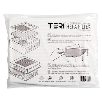 Универсальный HEPA фильтр для вытяжек Teri (CE)