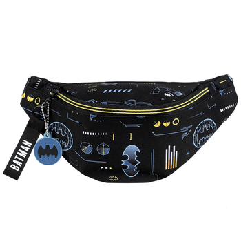 Сумка-бананка дитяча Kite Kids DC Batman DC25-2577 27x15x6,5 чорний