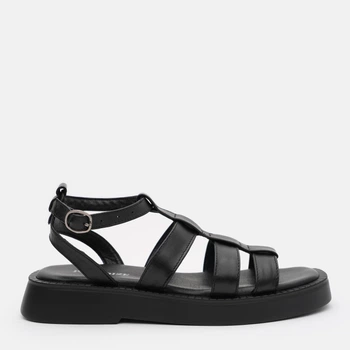 だいず Женские сандалии кожаные PARADIZE SHOES SAN-1100 39 24.7 см Черные