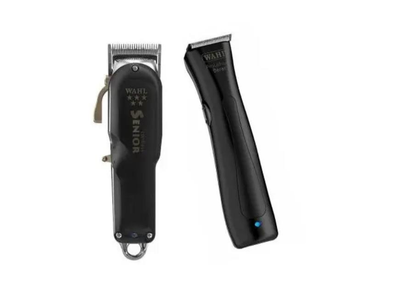 Набор для стрижки Wahl Combo 5 star (Senior Cordless + Beret Stealth ) цвет чёрный
