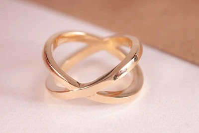 Кольцо из желтого золота 18 K-0037