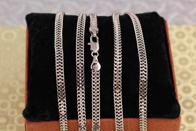 Цепь Xuping Jewelry питон 50 см 4,5 мм серебристая