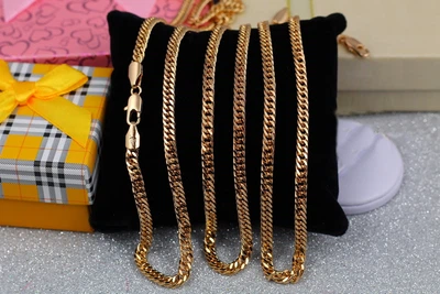 Цепь Xuping Jewelry кобра 50 см 4 мм золотистая
