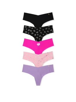 Набір безшовних трусиків 5-Pack No-Show Thong Panties розмір XS