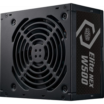 Блок питания 500 Вт Cooler Master ELITE NEX White 500, Black, 80+ Standard