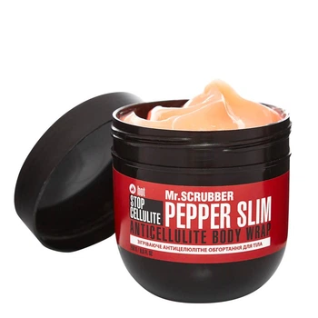 Зігрівальне обгортання для тіла Mr. Scrubber Stop Cellulite Pepper Slim Антицелюлітне 250 г