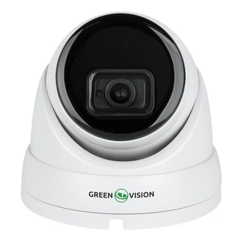 Зовнішня IP-камера відеоспостереження GreenVision GV-175-IP-IF-DOS12-30 (Ultra AI) 12мп IP67 купольна Білий
