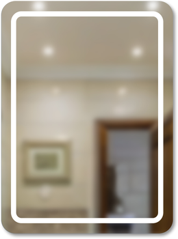 Дзеркало МОЙДОДИР Tina 60x80/80x60 з LED-підсвіткою