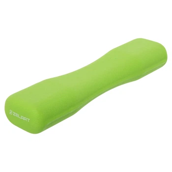 Гантели для фитнеса с неопреновым покрытием MDbuddy TA-5322-1 (1x1кг) (салатовый)
