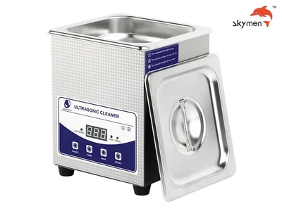 Ультразвуковая ванна 2 л Skymen JP-010T с функцией дегазации для очистки (мойка, стерилизатор, очиститель) для инструментов, дезинфекции, маникюра, стоматологии, сто