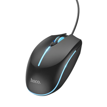 Миша провідна HOCO GM37 Wonderful gaming luminous wired mouse з підсвіткою Чорний