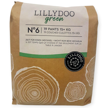 Еко підгузки-трусики Lillydoo 6 green