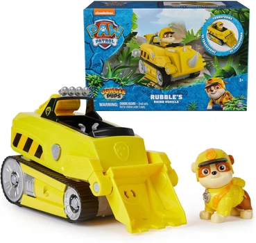 Щенячий патруль у Джунглях Автомобіль носоріг Здорованя Paw Patrol Jungle Pups Rubble Rhino Vehicle Spin Master (6069248)
