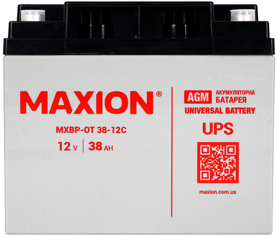 Аккумуляторная батарея Maxion MXBP-OT 38-12C AGM