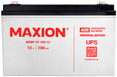 Аккумуляторная батарея Maxion MXBP-OT 100-12 AGM