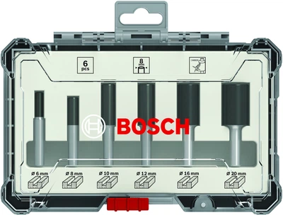 Набор пазовых фрез Bosch 8 мм 6 шт (2607017466)