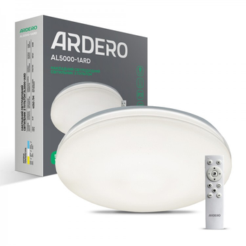 Светодиодный светильник-люстра Ardero AL5000-1ARD MONO 54W 4050Лм 2700-6500К 400*73 мм с ПДУ