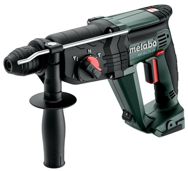 Metabo Перфоратор KH 18 LTX 24 акумуляторний, 18В, SDS-plus, 2.1Дж, 3 режими, 0-1400об/хв, 2.6кг, без АКБ та ЗП