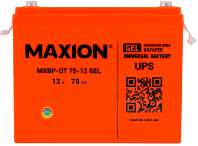 Аккумуляторная батарея Maxion MXBP-OT 75-12 GEL