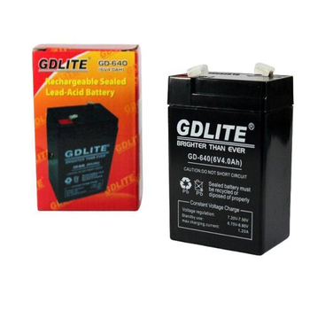 Аккумулятор свинцово-кислотный GDLITE GD-640 6V 4.0Ah (51890)