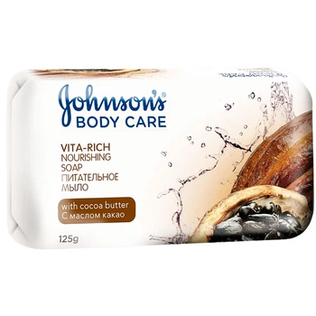 Поживне мило Johnson's Body Care Vita Rich з олією какао 125 г (3574661298931)