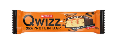 Батончик Nutrend Qwizz Protein Bar 60 г Арахісове масло