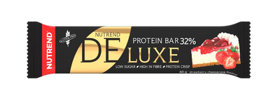 Батончик Nutrend Deluxe Protein Bar 60 г Полуничний чізкейк