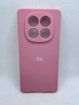Чехол Silicone Cover Full для Xiaomi Redmi Note 14 Pro 4G Розовый