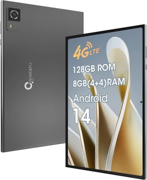 Планшет 10.1" CWOWDEFU P25L 4+4/128Gb LTE 8 ядер Android 14 6000 mAh Grey
