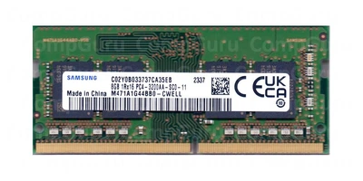 Оперативная память для ноутбука Samsung DDR4 8GB 3200MHz SO-DIMM 1Rx16 PC4-3200AA (M471A1G44BB0-CWELL)