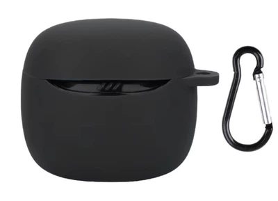 Чохол для JBL Tune Flex 2 | Silicone Candy Friendly з карабіном (black)