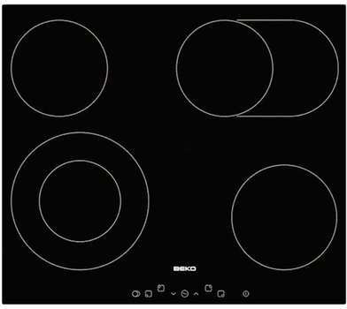 Варильна поверхня електрична BEKO HIC 64403 T (склокераміка, сенс.кер., дисплей) 35000