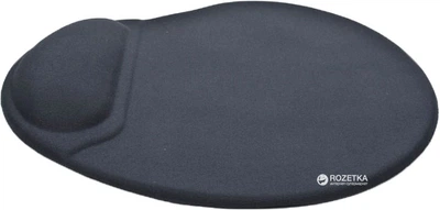 Килимок для миші Gembird MP-GEL/40 S Black (8716309046046)