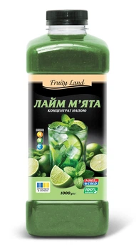 Лайм концентрат напою Fruityland,1кг