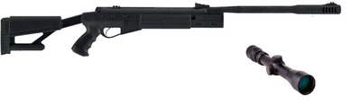 Пневматична гвинтівка Hatsan AirTact з газовою пружиною + приціл 3-9 × 40 Sniper AR