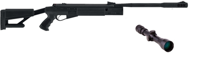 Пневматична гвинтівка Hatsan AirTact з посиленою газовою пружиною + приціл 3-9 × 40 Sniper AR