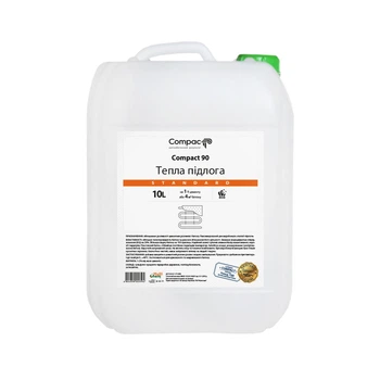 Пластификатор Тёплый пол Compact 90 Standard для бетона стяжки 10 л